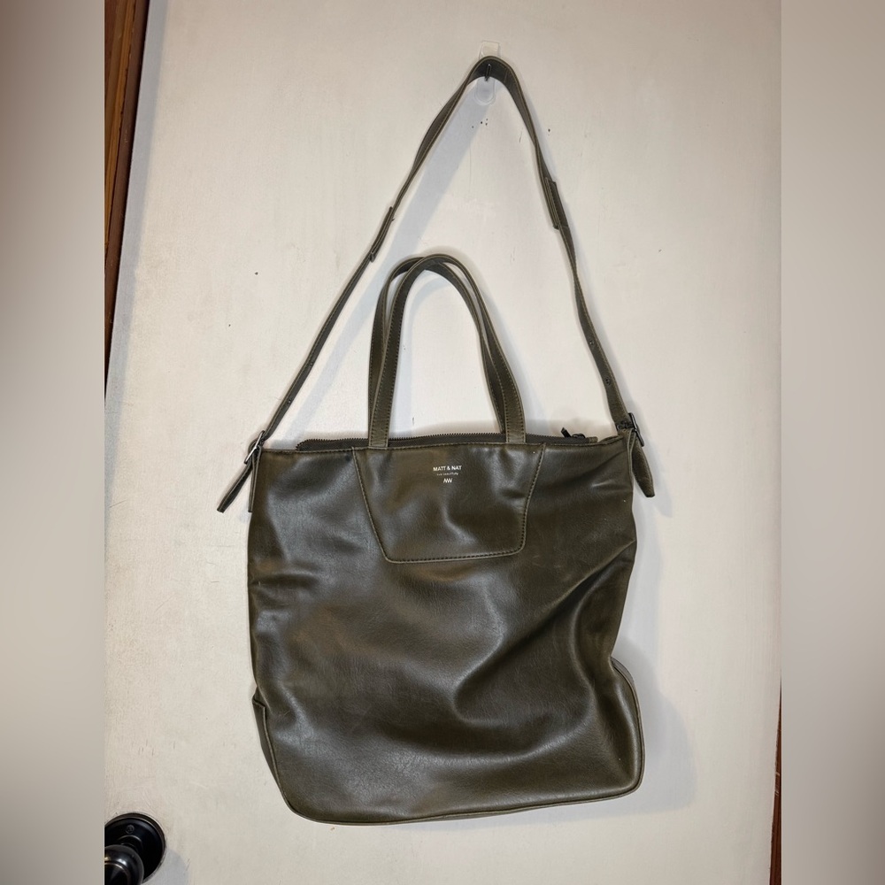Matt & Nat Dark Olive Tote Bag